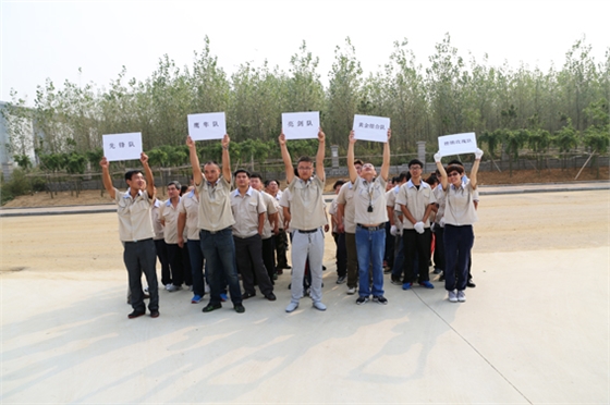 煙臺華順油氣潤滑之運動會各參賽隊伍